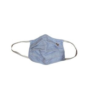 Ralph Lauren Oxford cotton light blue face mask M/L